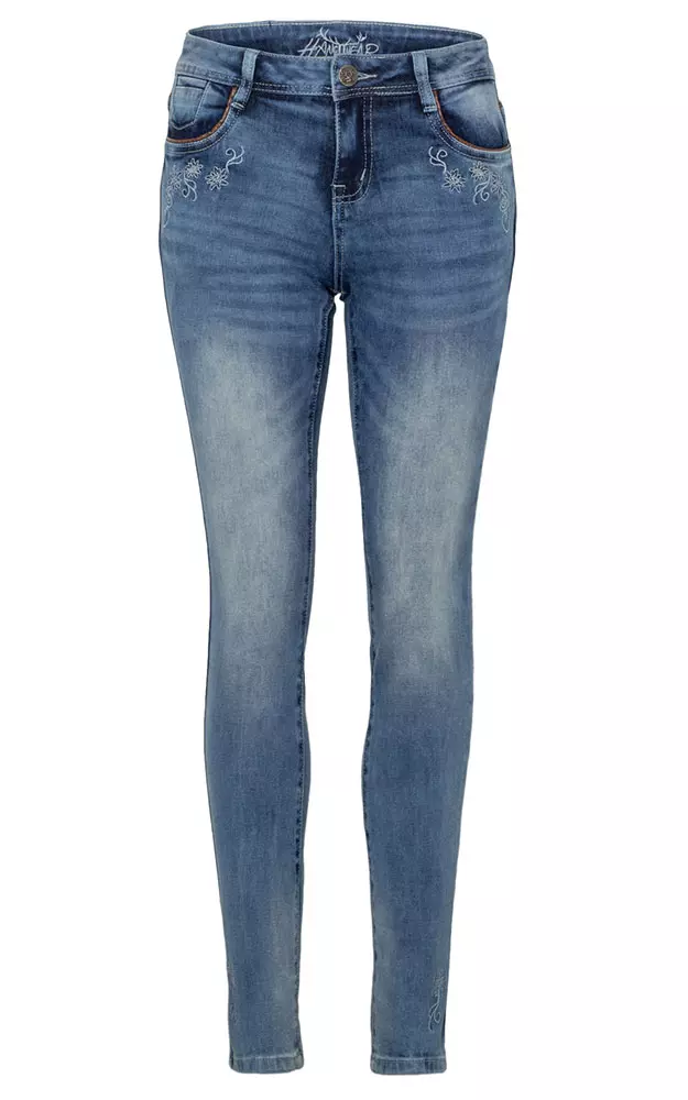Trachtenjeans 71405, blau