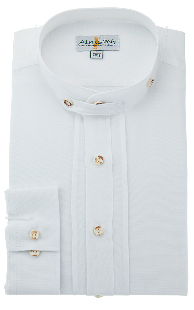 Hemd HE 103 Stehkragen, weiß