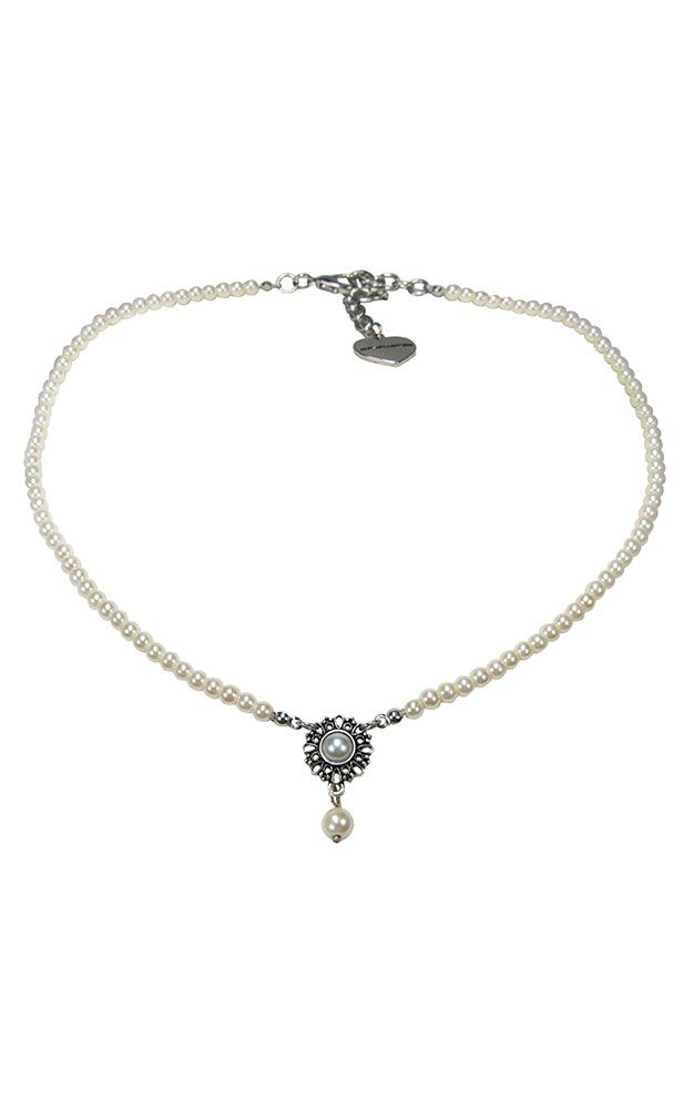 Kette DHK31800010, Perle creme-weiß