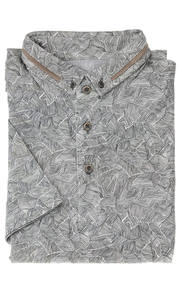 Polo-Shirt 2509, grau/beige