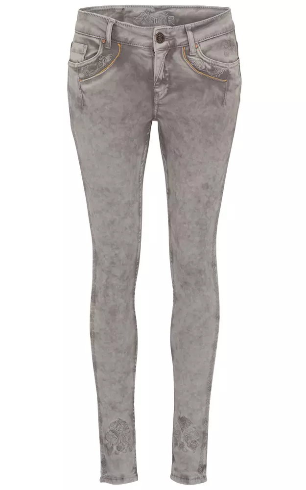 Trachtenjeans 71242, hellgrau