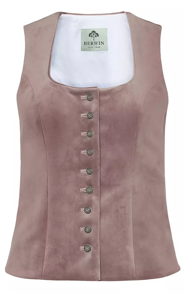 Mieder Samt 64250, rosa