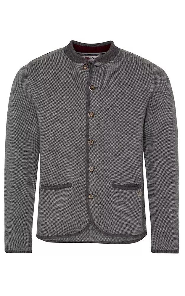 Strickjacke Gerald, anthtrazit - FC Bayern