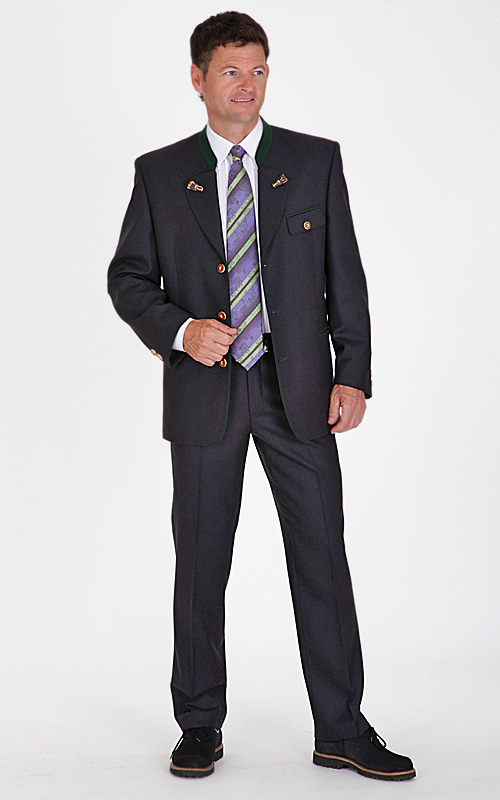 Trachtenanzug Ralf, anthrazit