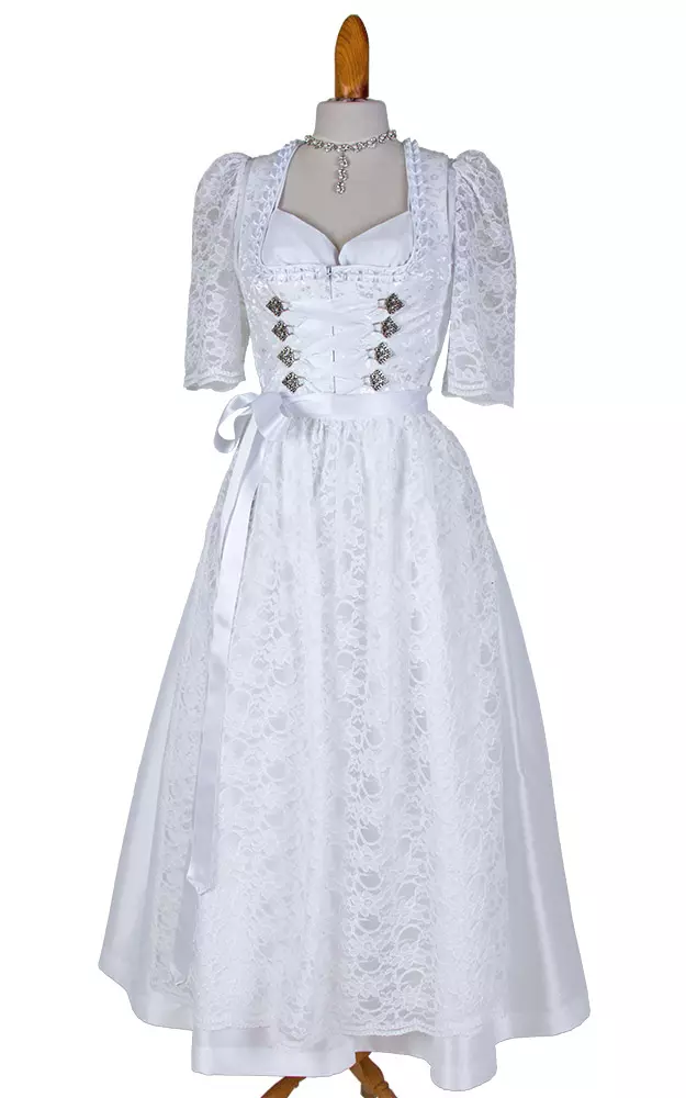 Schürze Königsee, weiß