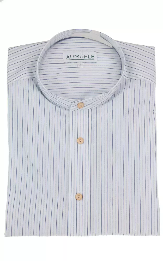 Hemd 03 13325p, blau/weiß gestreift