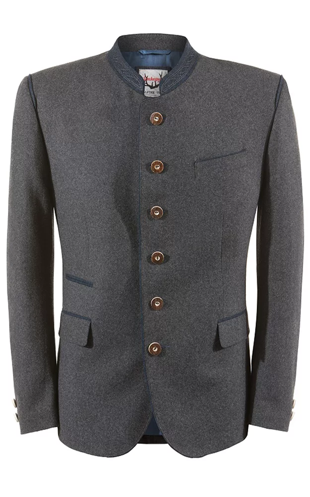 Janker Mario, grau/blau