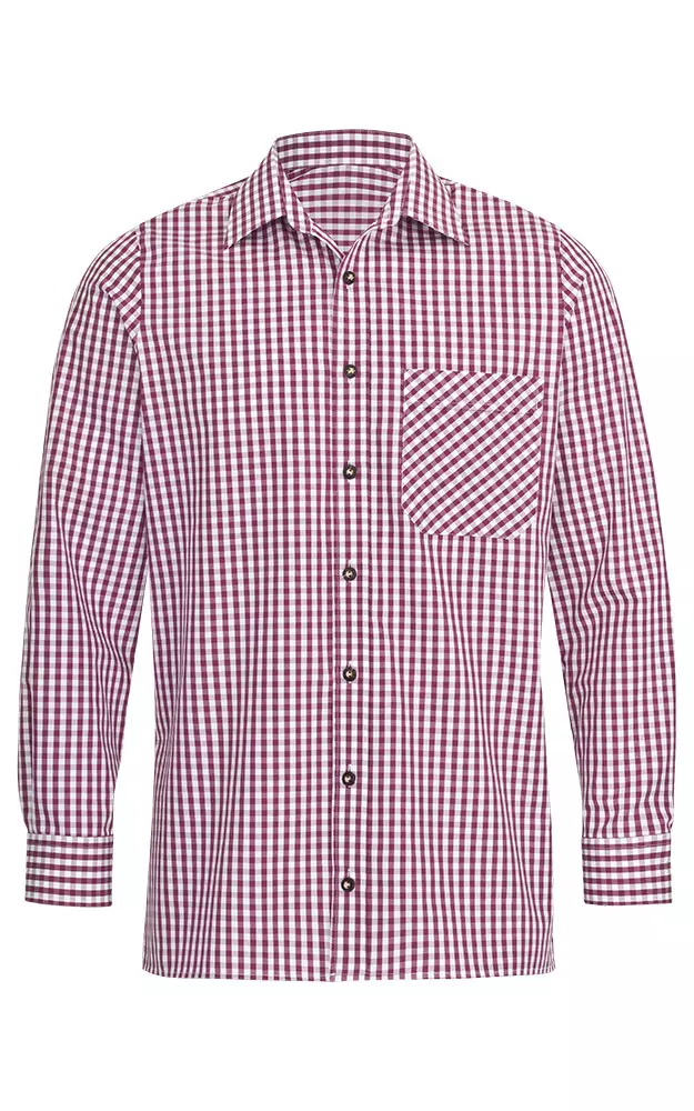 Hemd Cortina #, beere/weiß