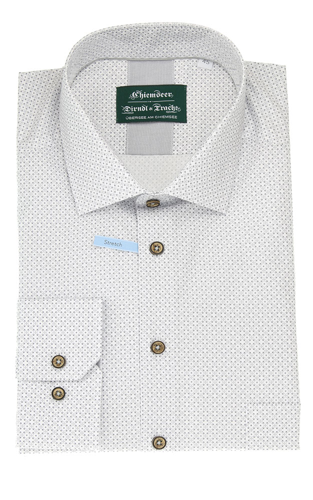 Hemd 3060 43104, grau - Slim fit