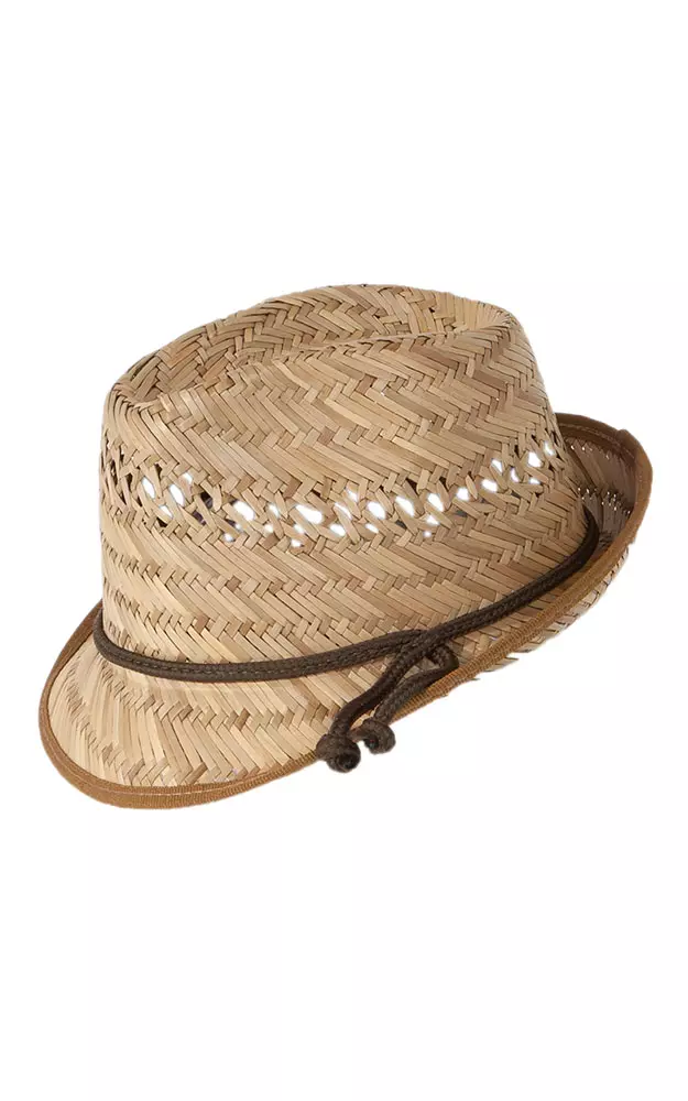 Kinderhut Stroh Jungen, natur