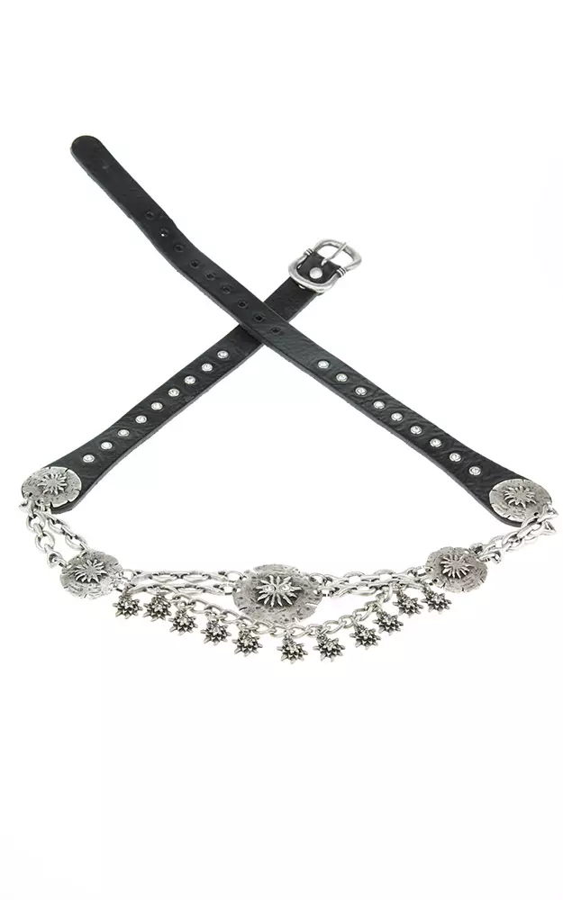 Gürtel Nr. 89, mit Kettencharivari, antik