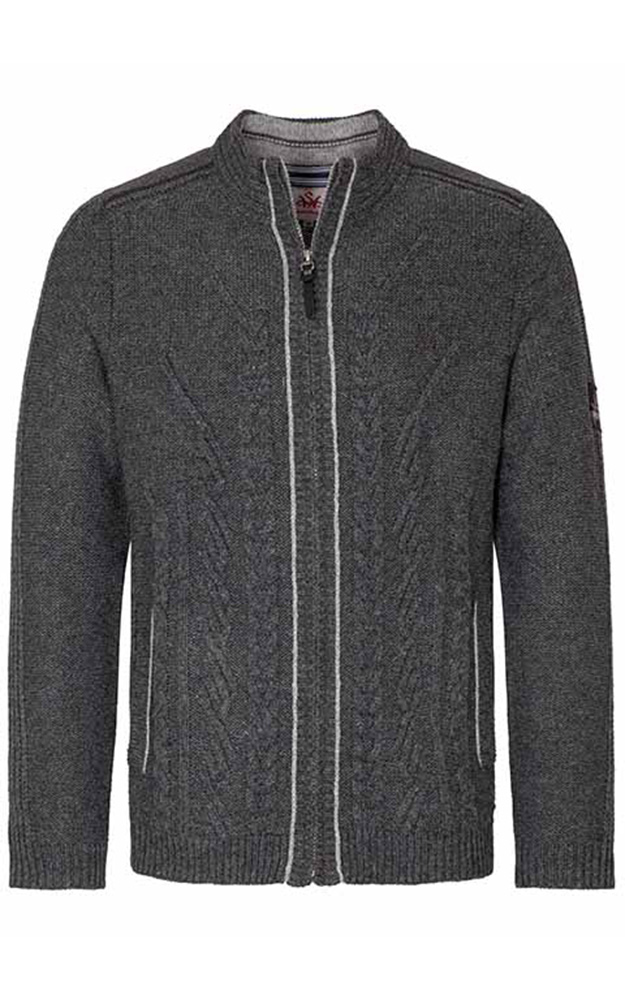 Strickjacke Wadim, dunkelgrau