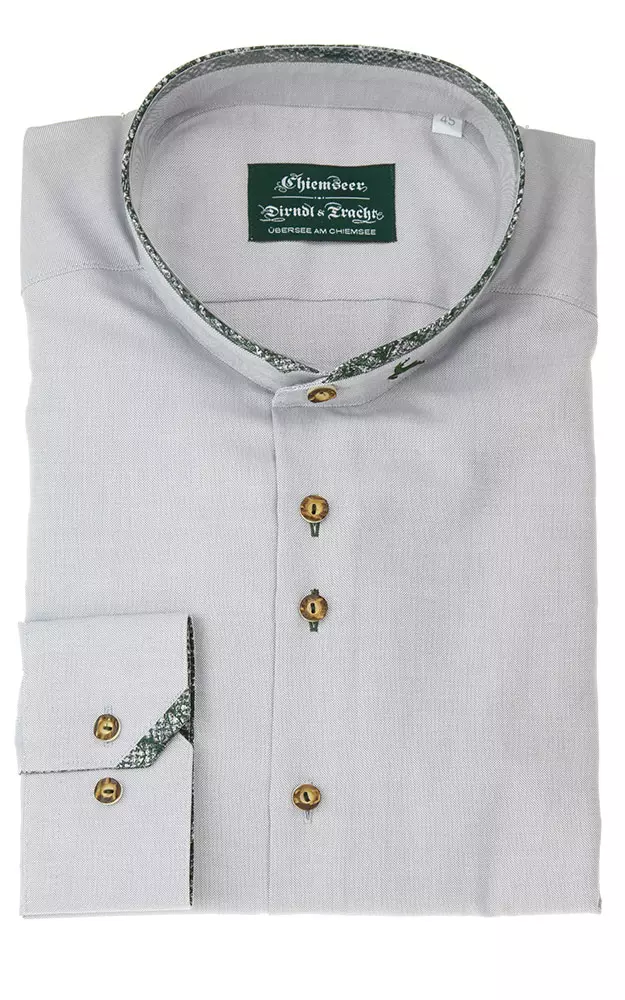 Hemd 3004 19103, grau - Slim fit