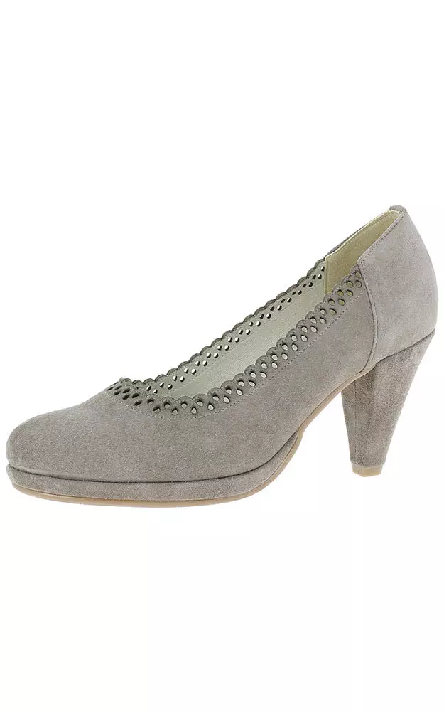 Velours-Schuhe 3004529, taupe