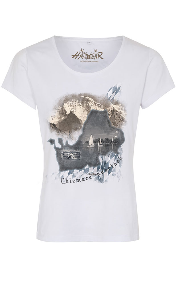 Damen-Shirt Chiemsee, weiß