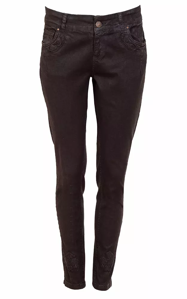 Trachtenjeans 71242, schwarz