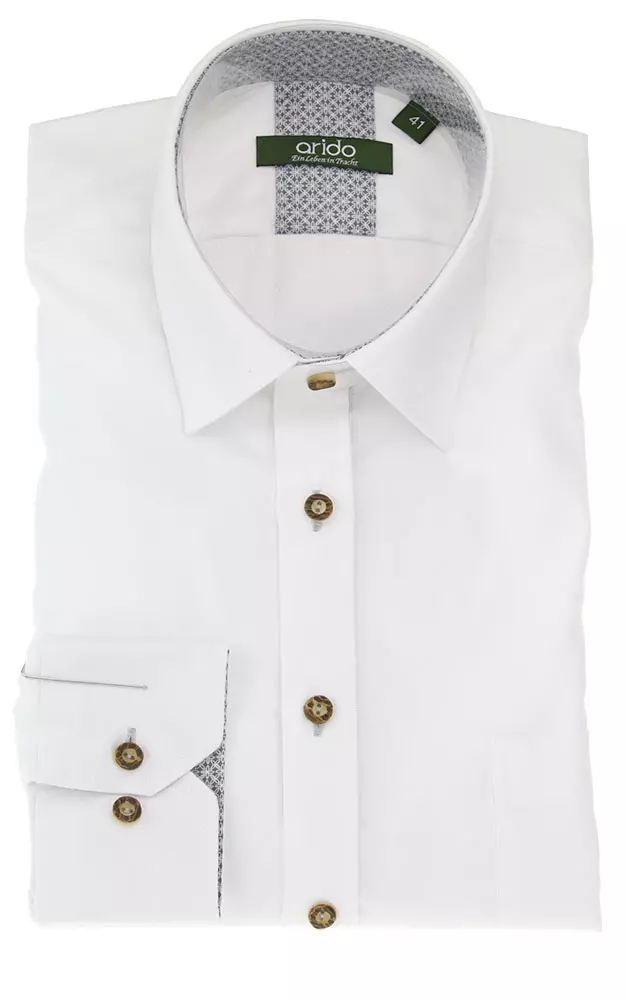 Hemd 2468H, weiß LK - Slim fit