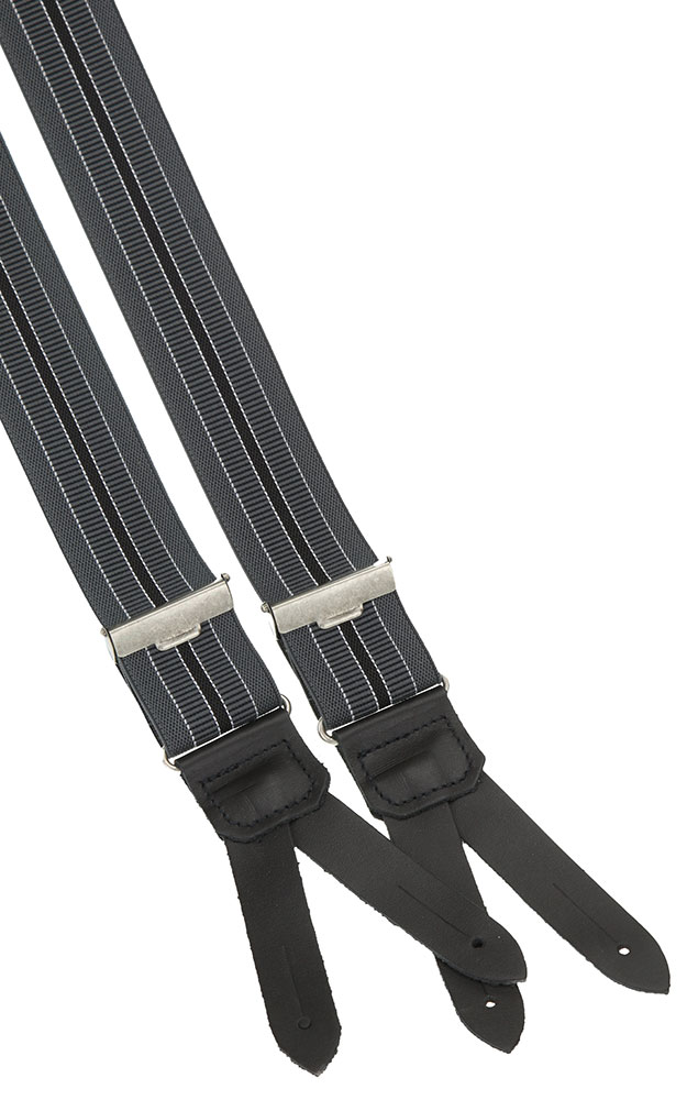 Hosenträger Stresemann 660, anthtrazit/schwarz