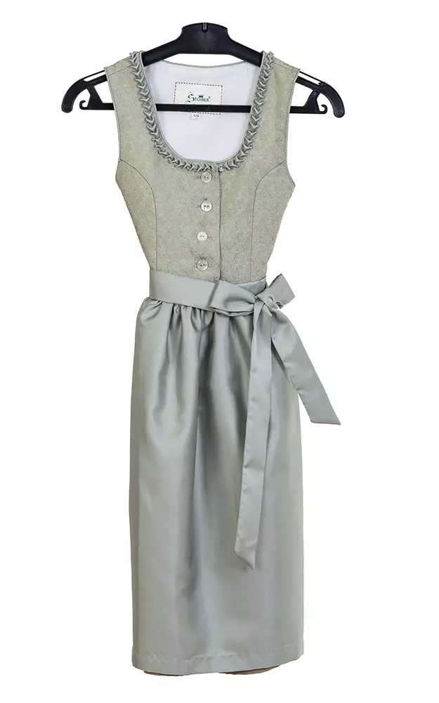 Kinderdirndl Amalia mit Schüze, hellgrün