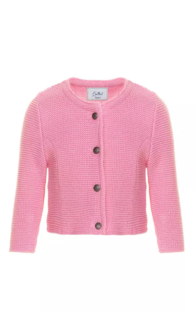 Kinder-Strickjacke, rosa