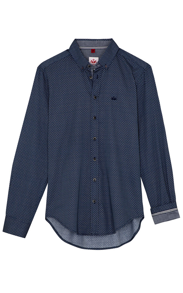 Hemd Darios, blau - Slim fit