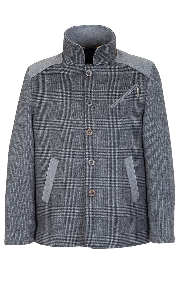 Kurzmantel Wagrain, mittelgrau