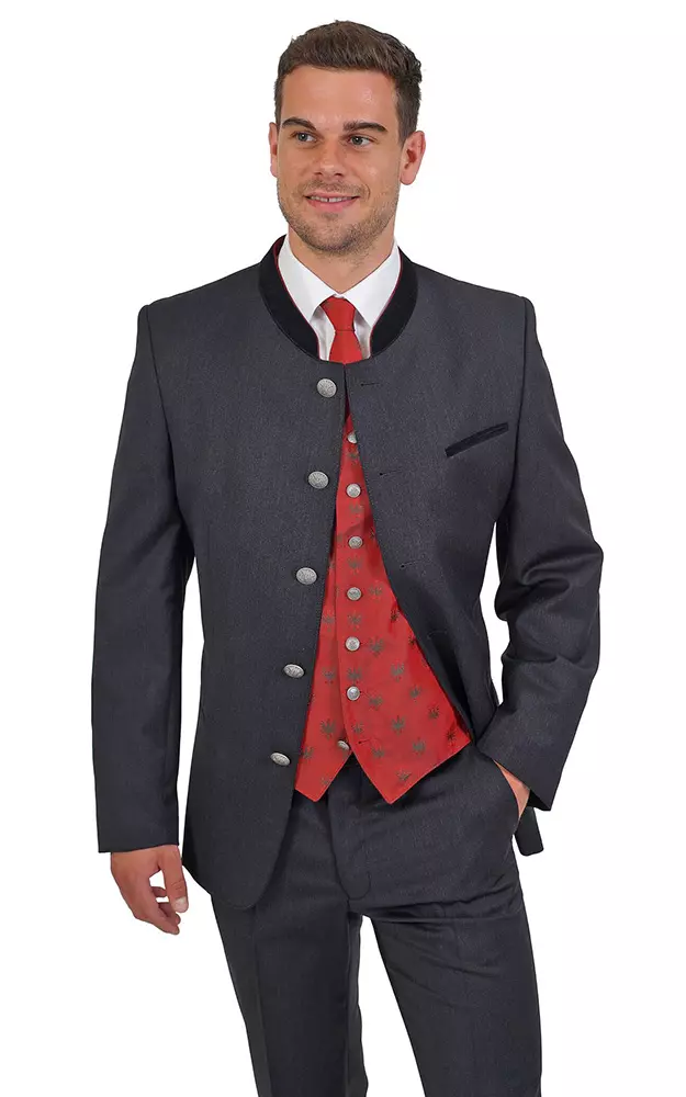 Trachtenanzug Admont, anthrazit