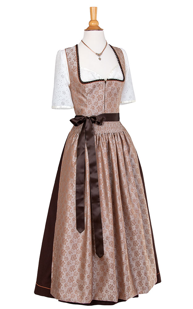 Blusendirndl Buchensee /E braun, ohne Schürze