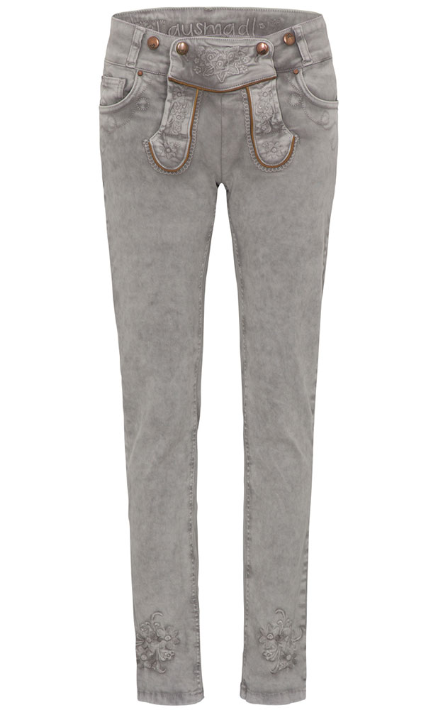 Trachtenjeans 1201, hellgrau