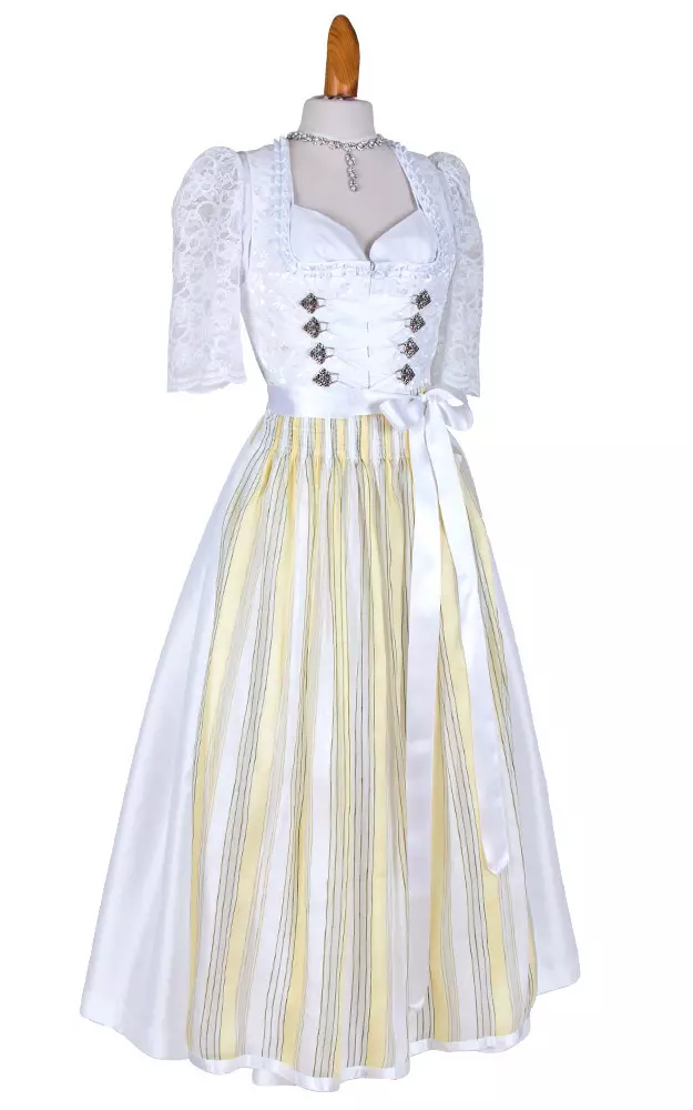 Blusendirndl Schwanensee /E weiß, ohne Schürze