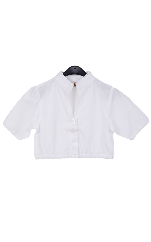 Kinderbluse 74, weiß