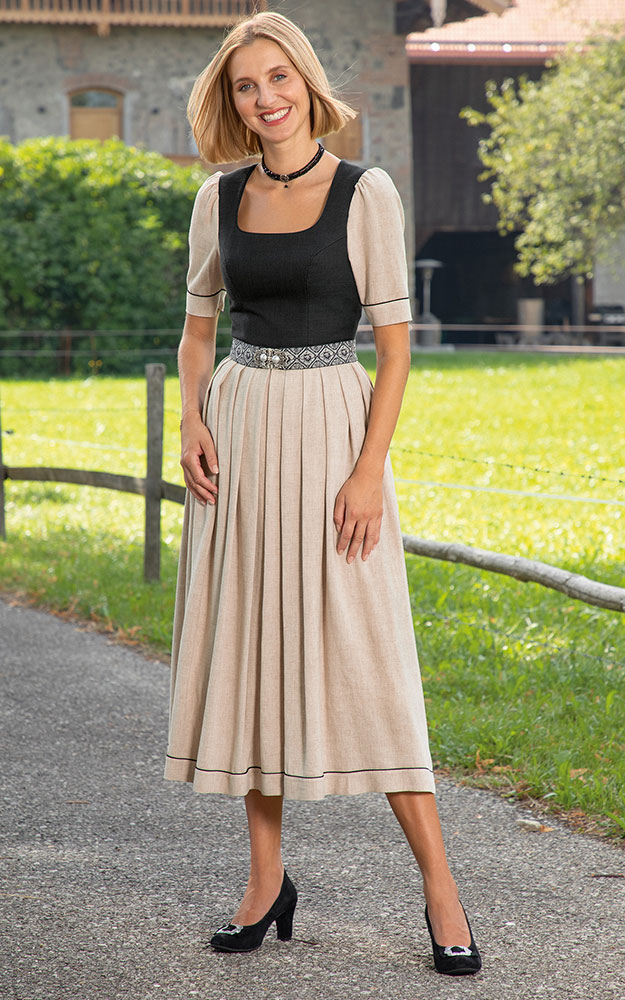 Kleid Haslach, ohne Schürze