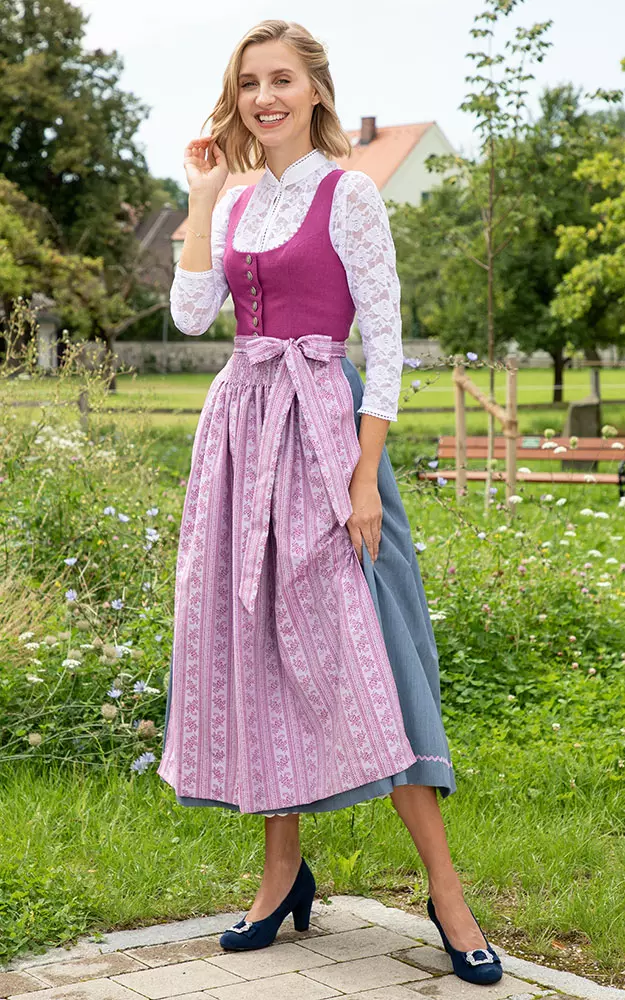 Schürze Attersee, beere Streifen