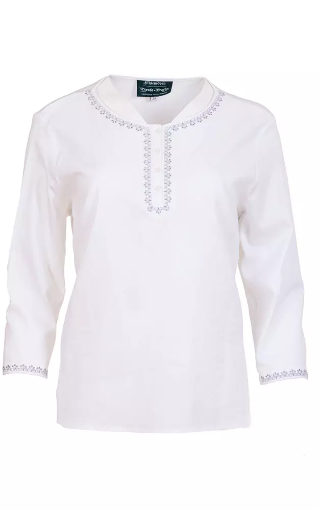 Trachtenbluse 6162 12200, weiß