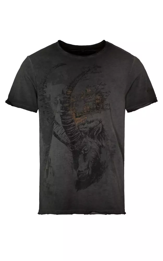 T-Shirt Almerich, dunkelgrau