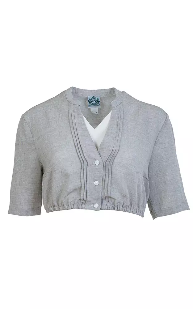 Dirndlbluse Anni, schilfgrün