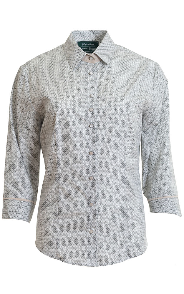 Trachtenbluse 6022 10290, grün/beige