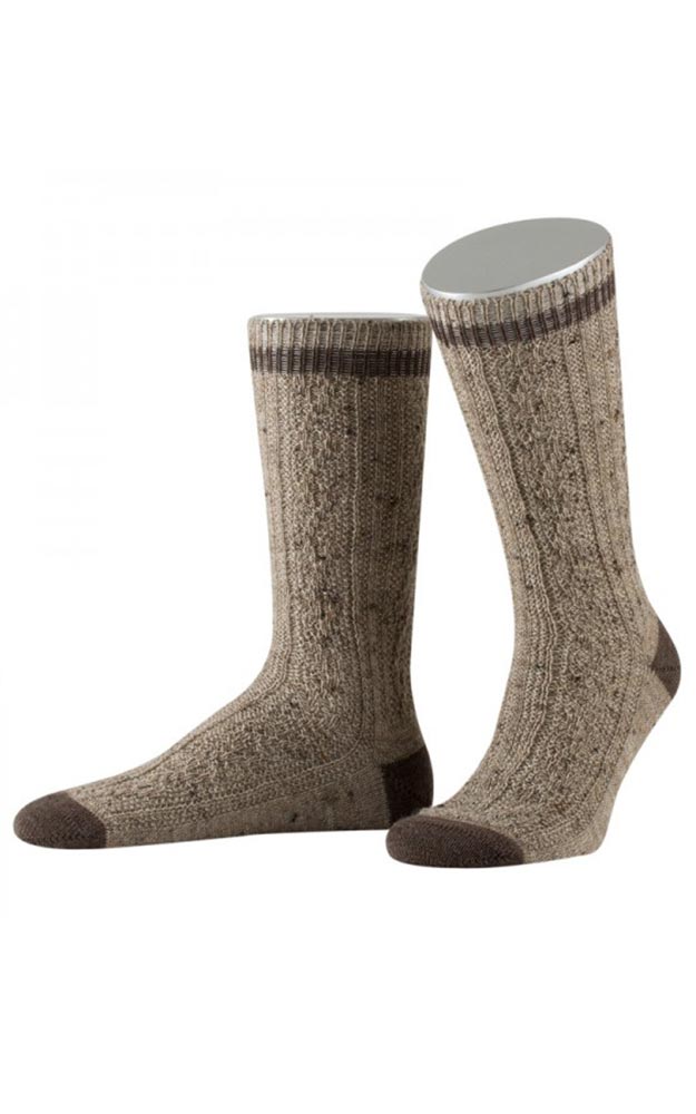 Socken L5698T, braun meliert 211
