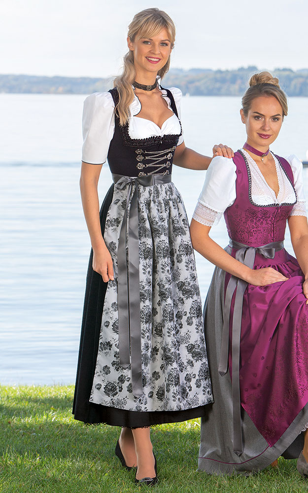 Schürze Wallersee, grau