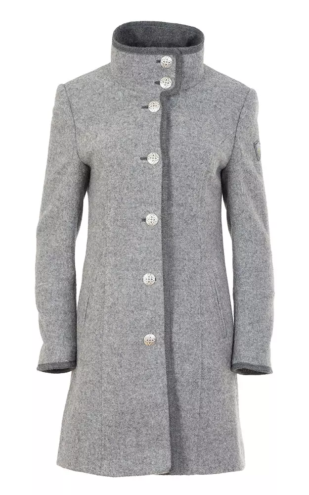 Kurzmantel Frauke, mittelgrau