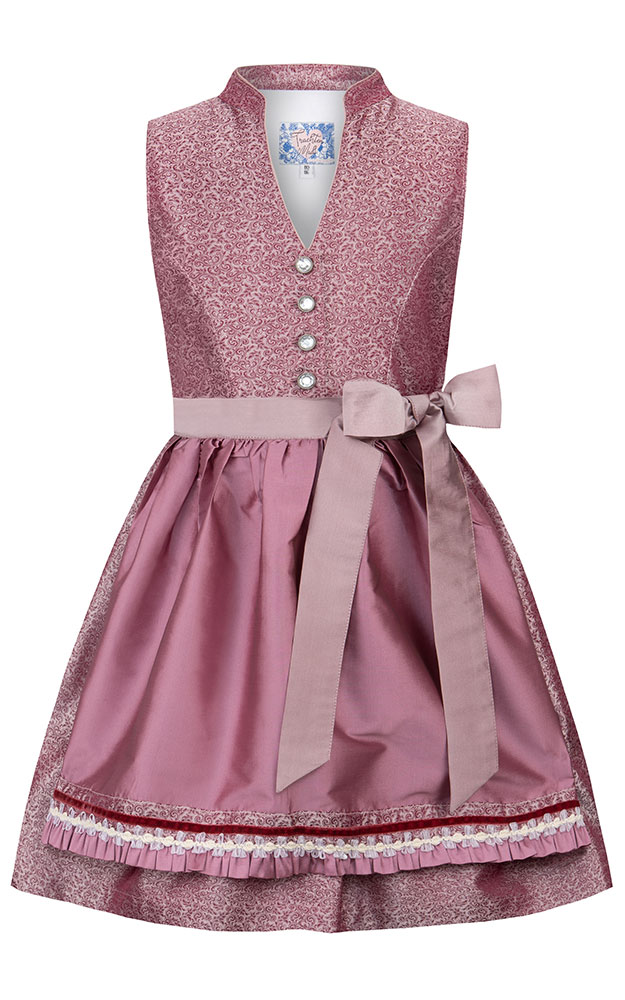 Kinderdirndl Jara, mit Schürze, beere