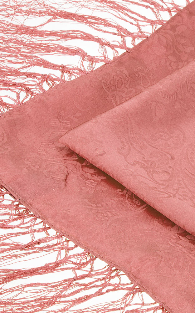 Seidentuch Nr. 42, altrosa