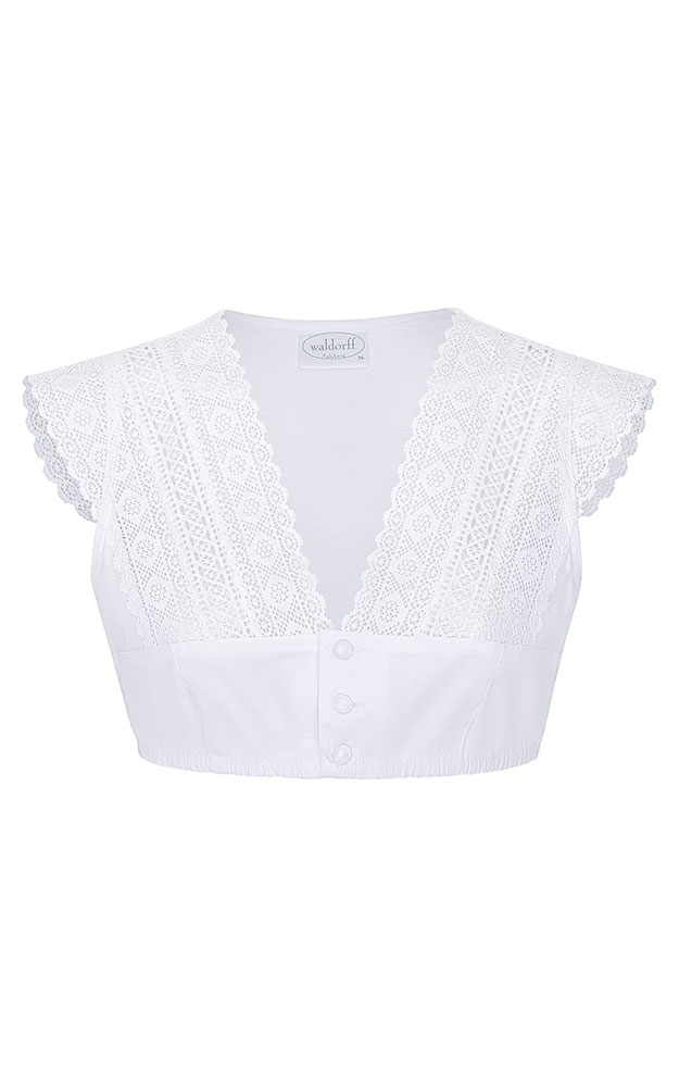 Dirndlbluse 6416, weiß