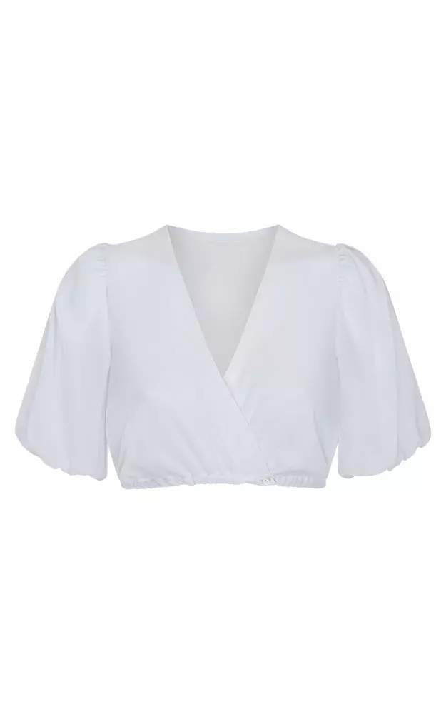 Dirndlbluse Lejla, cremeweiß