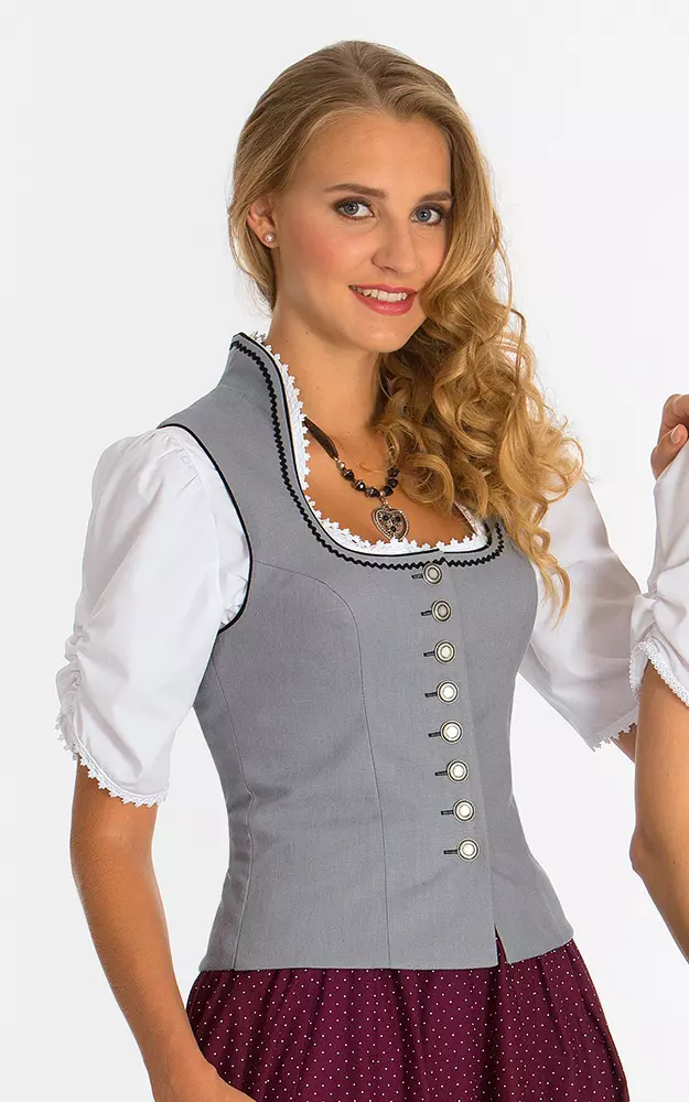 Mieder Hartberg, grau