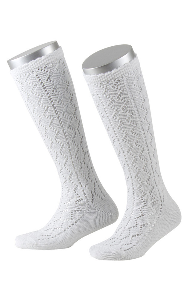 Kinderkniestrümpfe 380, weiß