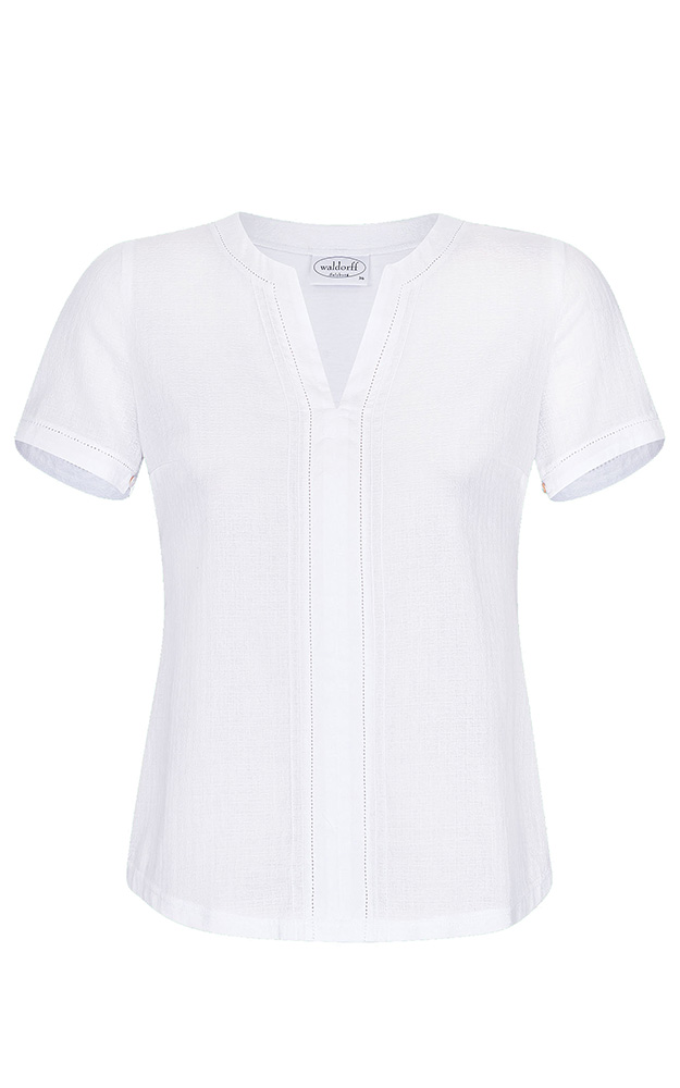 Trachtenbluse 05155J, weiß
