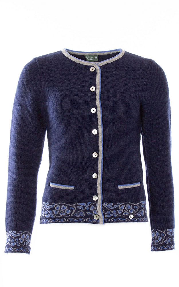 Strickjacke Magdalena, dunkelblau