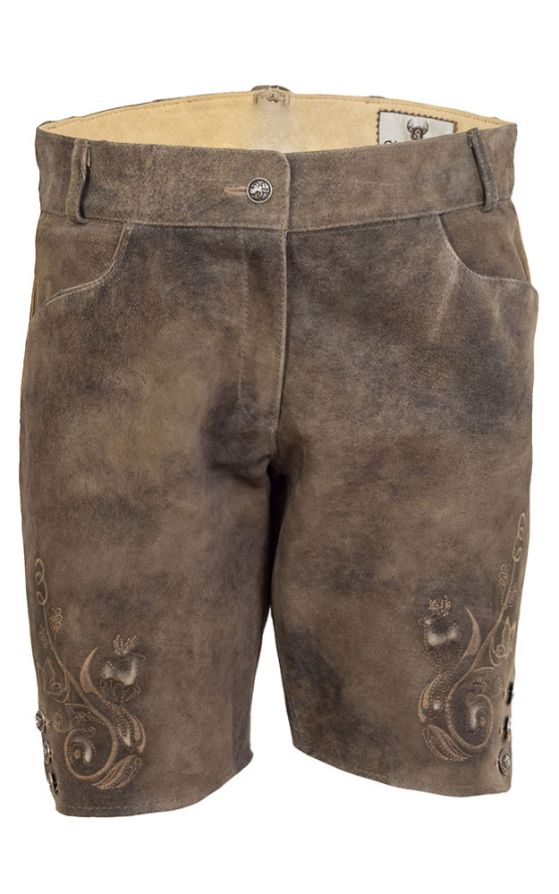 Damenlederhose Mila, beige