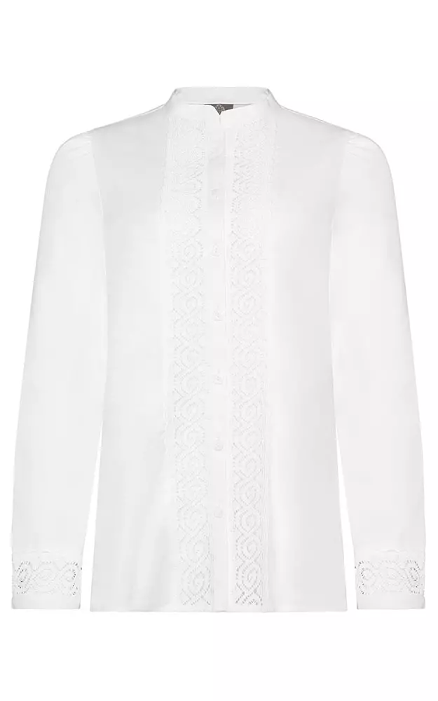 Trachtenbluse 95272, weiß